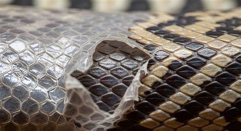 A snake with fresh, vibrant skin immediately after shedding.