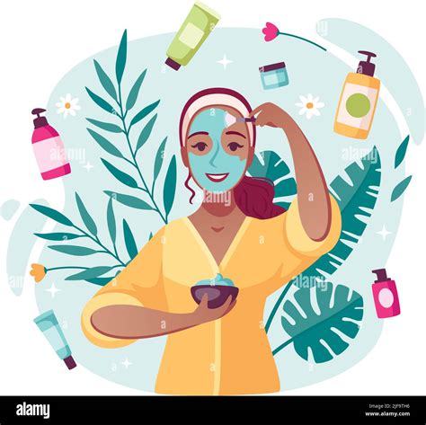 Historical illustration of a geisha applying skincare products