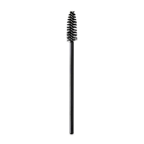 Illustration showing various makeup applicators like mascara wands and eyeliner pencils near an eye, with a warning symbol.