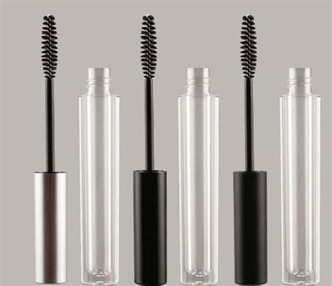 Collage of different Lancôme mascara tubes, highlighting their unique packaging and brush designs