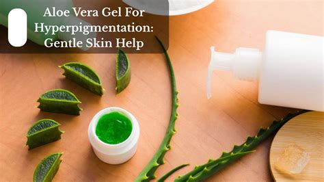 Collage of various natural ingredients known for treating hyperpigmentation, such as aloe vera, lemon, and green tea.
