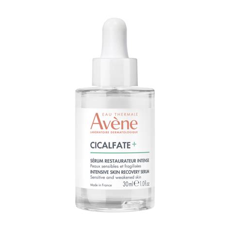 Close-up image of the Avene Cicalfate+ Intensive Skin Recovery Serum texture.