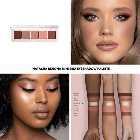 Close-up of Natasha Denona Mini Biba Eyeshadow Palette and Tarte Tubing Mascara.