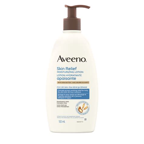 Infographic detailing the functions of different ingredient types found in Aveeno products for itchy skin.