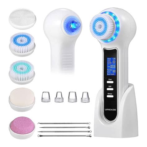Diagram showing different suction heads for pore vacuums and their recommended usage areas.