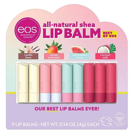 Eos Fruity Variety Pack lip balm sticks