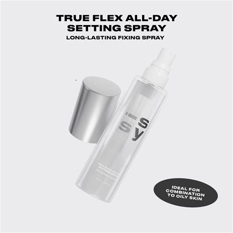 Diagram illustrating the functions of key ingredients in a setting spray.