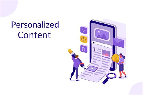Infographic comparing personalized and non-personalized ads and content.