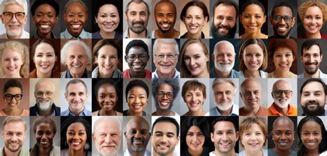 A collage of diverse patients with subtly enhanced lips, showcasing natural-looking results.