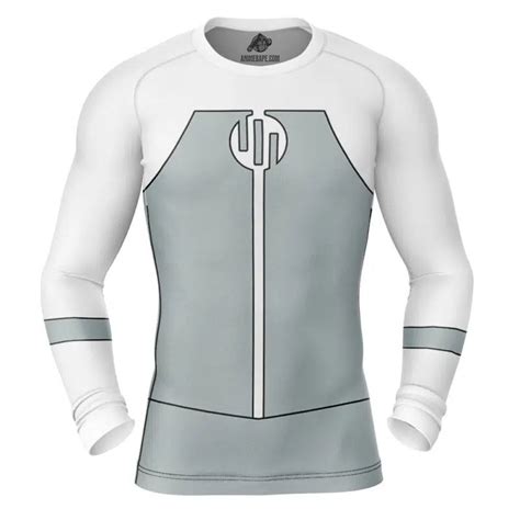 Diagram illustrating muscle compression provided by a rash guard