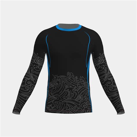 Comparison of long-sleeve and short-sleeve rash guards