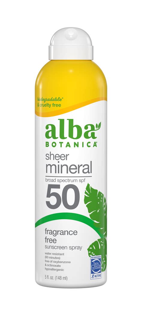 Alba Botanica Sensitive Mineral Sunscreen bottle