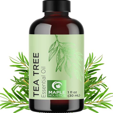 image of a sunscreen bottle and a tea tree oil product side-by-side