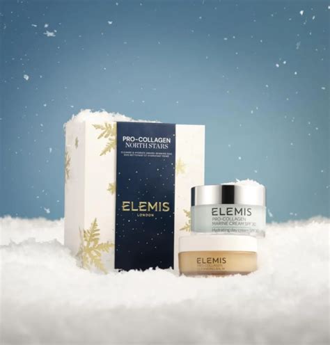 Gift set packaging of Elemis Pro-Collagen North Stars