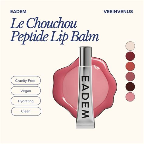 Eadem Le ChouChou Lip Balm packaging and texture