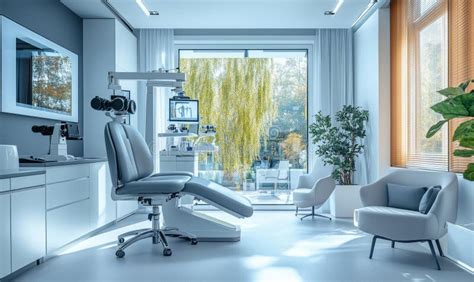 Interior of a modern dermatology clinic with comfortable seating and natural light.