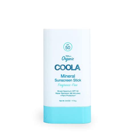 Close-up of Coola Mineral Body Sunscreen SPF 50 texture, showing smooth application and minimal white cast.