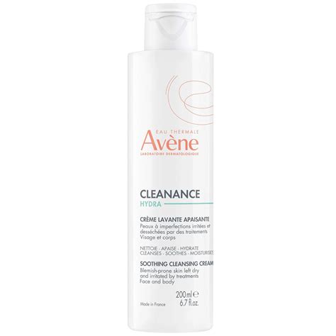Illustration showing the texture of the Avène Cleanance HYDRA Soothing Cleansing Cream