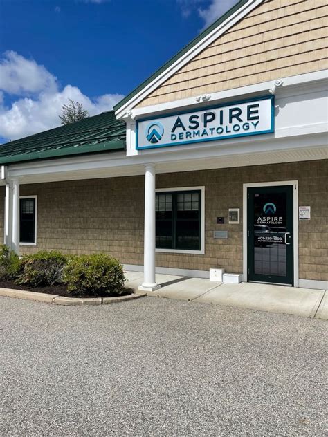 Map of Rhode Island highlighting Aspire Dermatology locations