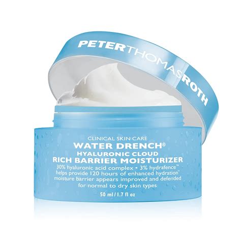 Close-up texture shot of the Peter Thomas Roth Water Drench Hyaluronic Cloud Cream