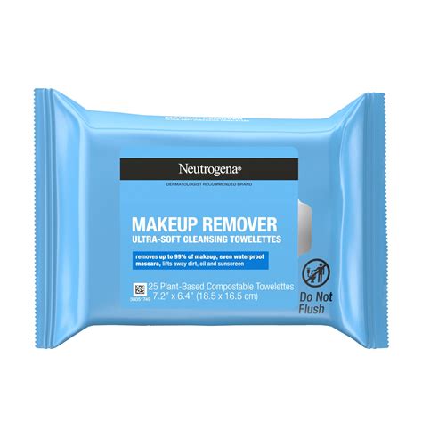Illustration of facial cleansing wipes removing makeup