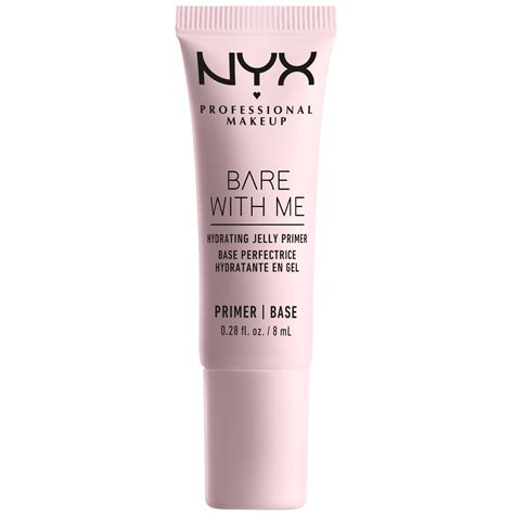 Close-up texture shot of the NYX Bare With Me Hydrating Jelly Primer
