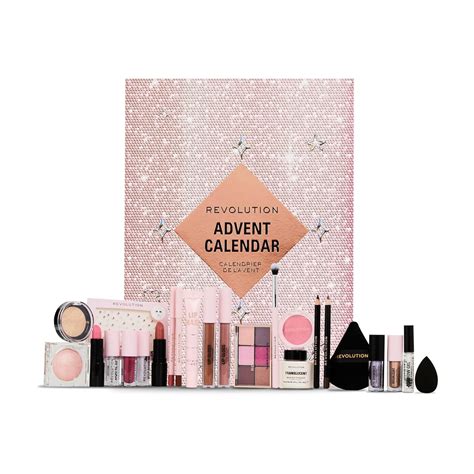 An infographic illustrating the different delivery timeframes for Revolution Beauty advent calendars to various international destinations, highlighting standard and express options.