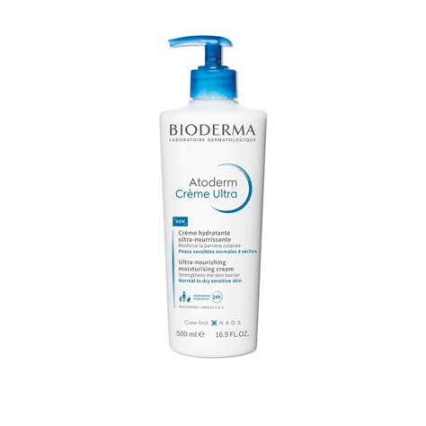 Image showcasing the recyclable packaging of Bioderma Atoderm Ultra Cream, emphasizing sustainability.