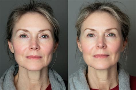 Before and after images showcasing wrinkle reduction after using StriVectin Wrinkle Recode