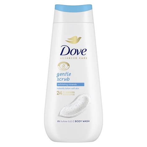Product shot of Dove Gentle Exfoliate Body Wash
