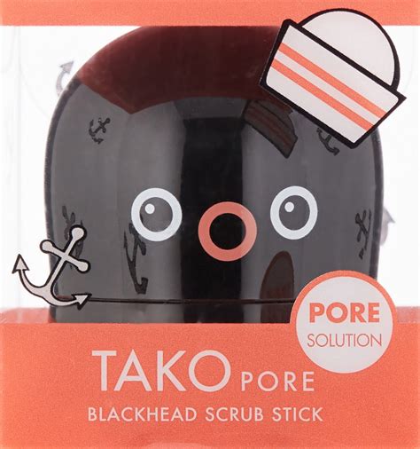 close-up of Tony Moly Tako Pore Blackhead Scrub Stick with detailed texture
