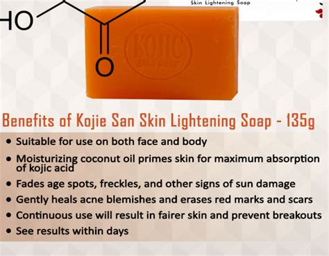 Comparison table of the top kojic acid soaps, highlighting key ingredients, usage, and pros/cons