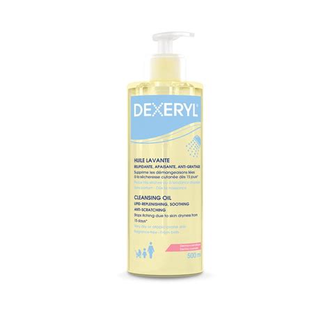Illustration of a bottle of Dexeryl Cleansing Oil Fragrance-Free