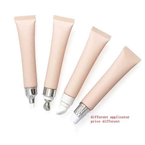 Collage of different eye cream textures and packaging