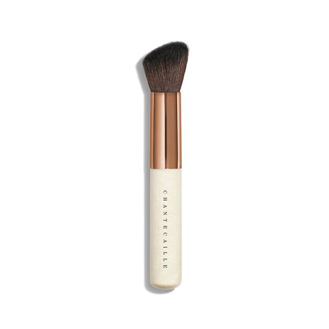 Chantecaille Sculpt Brush, highlighting its angled flat top.