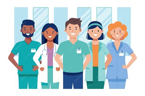 Collage of smiling patients and friendly medical staff in a bright clinic setting