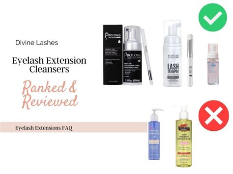 Infographic illustrating the key ingredients to avoid in eyelash extension cleansers (oils, fragrances, glycine)