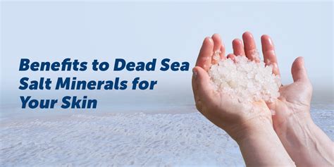 Infographic detailing the specific minerals found in the Dead Sea and their benefits for the skin