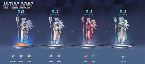 Example of a Mythic skin with multiple customization options.