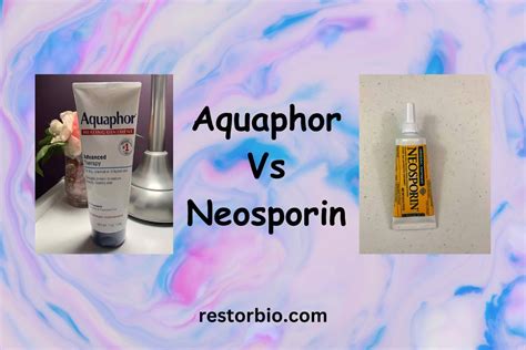 Comparison chart showing Benadryl vs. Neosporin, Rubbing Alcohol, and Aquaphor for rash treatment