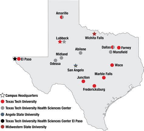 A map of Texas highlighting the locations of all Westlake Dermatology clinics.