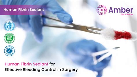 Comparison table of different surgical glues: Fibrin Sealant, Cyanoacrylate, Collagen/Thrombin, Polyethylene Glycol, and Albumin/Glutaraldehyde, detailing their composition, mechanism, applications, and pros/cons.