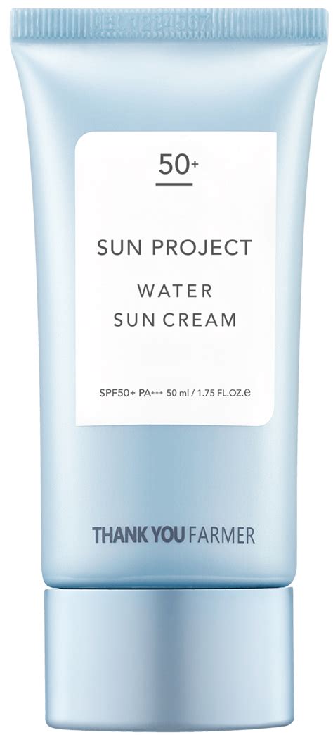 Product packaging of Thank You Farmer Sun Project Water Sun Cream