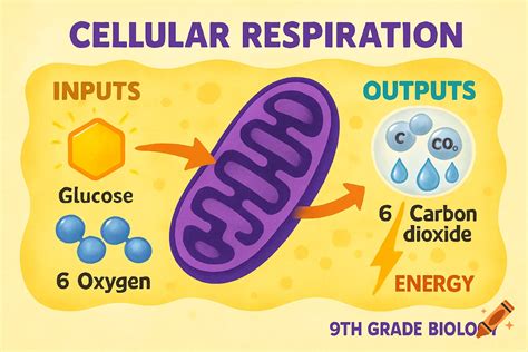 Schematic illustrating the role of oxygen in cellular respiration and its impact on skin health.