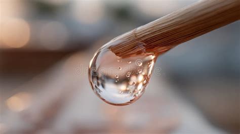 Close-up of the serum's texture, showing its lightweight, watery consistency.