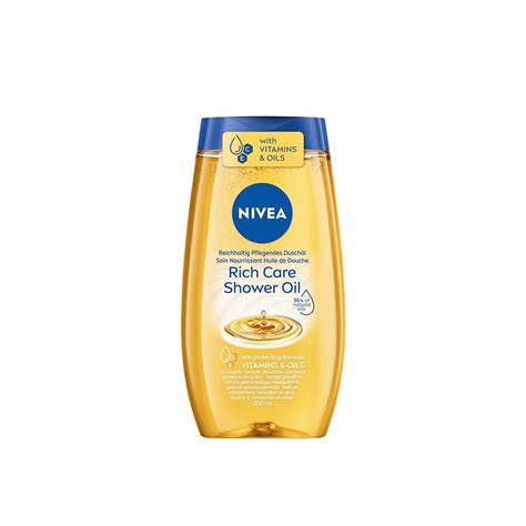 Product packaging of Nivea Rich Care Shower Oil
