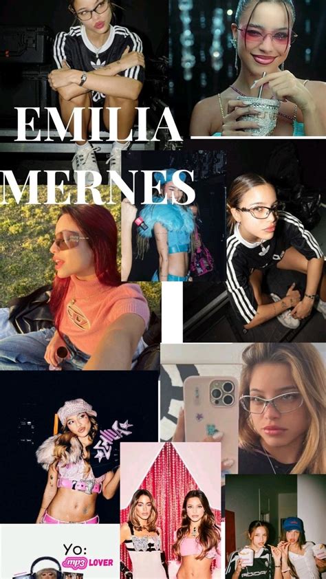 Collage of Emilia Clarke's various makeup-free selfies from different years