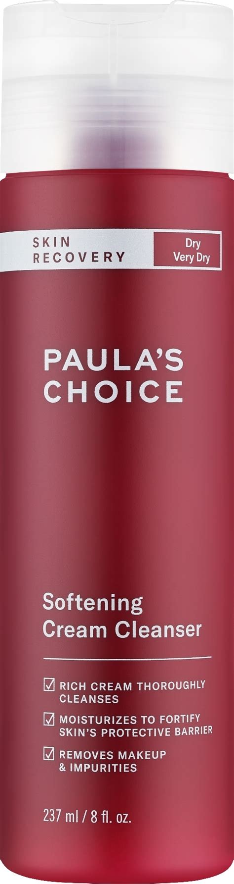 Close-up texture shot of Paula's Choice Skin Recovery Softening Cream Cleanser