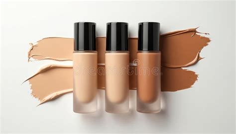 A diverse selection of Maybelline foundation bottles and tubes, showcasing various product lines and finishes.