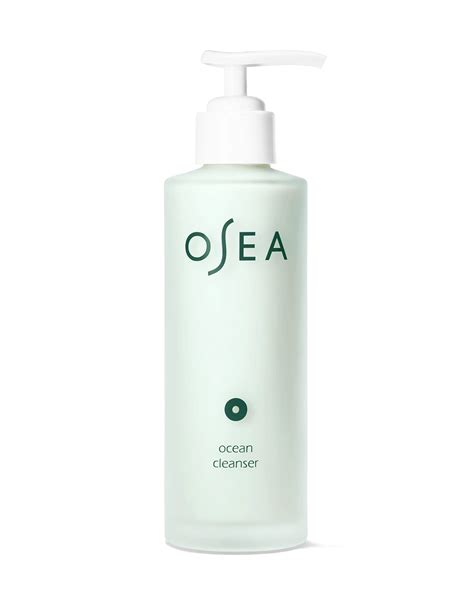 A visual representation of the OSEA Ocean Cleansing Mud product, showcasing its pale-green gel texture and packaging.